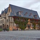 Quedlinburger Rathaus in der Dämmerung