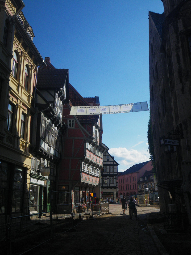 Quedlingburg, Blick Richtung Marktplatz