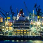 Queen Elizabeth in den Blohm&Voss Docks