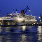 Queen Mary 2 bei Blohm und Voss im Mai 2016