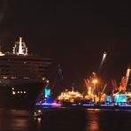 Queen Mary 2 bei den Cruise Days ....auslaufen