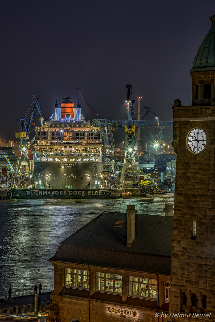 Queen Mary 2 @  Blohm+Voss Dock Elbe 17