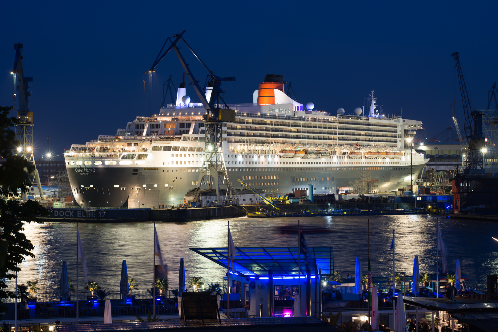 Queen Mary 2 , Blohm+Voss, Hamburg