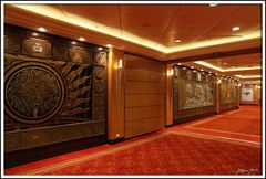 Queen Mary 2; Detail der Grand Lobby