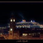 Queen Mary 2 - Hamburg - 15.Juli 2012 - Cunard Days - Nacht