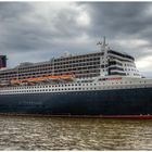 Queen Mary 2 heute in Hamburg