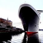 Queen Mary 2 im Hafen von Oslo