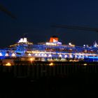 Queen Mary 2 in Blau - Bei den Hamburger Cruise Days 2008