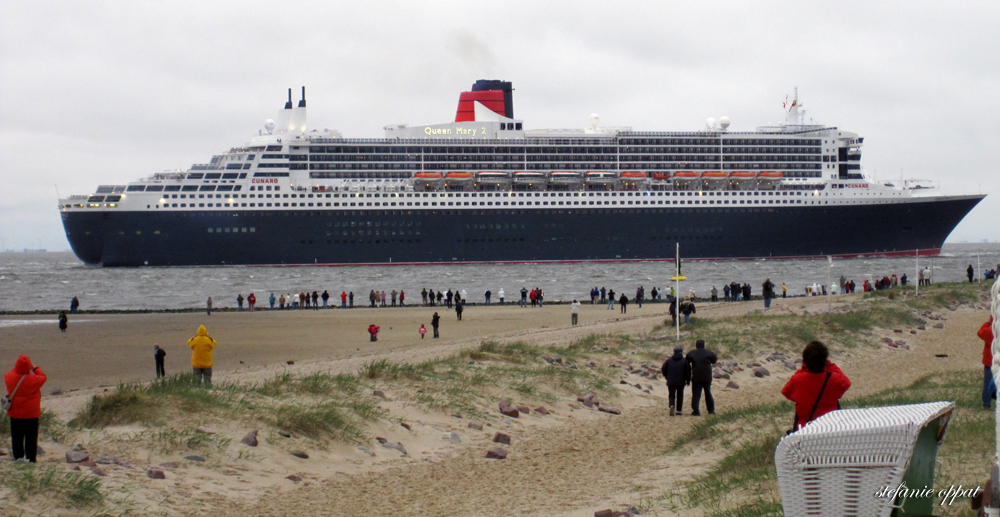 Queen Mary 2 in Cuxhaven (Teil 2)