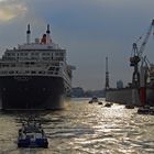 Queen Mary 2 in Hamburg