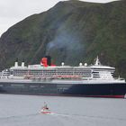 Queen Mary 2 in Honningsvag Nordkap 71°N 26°E