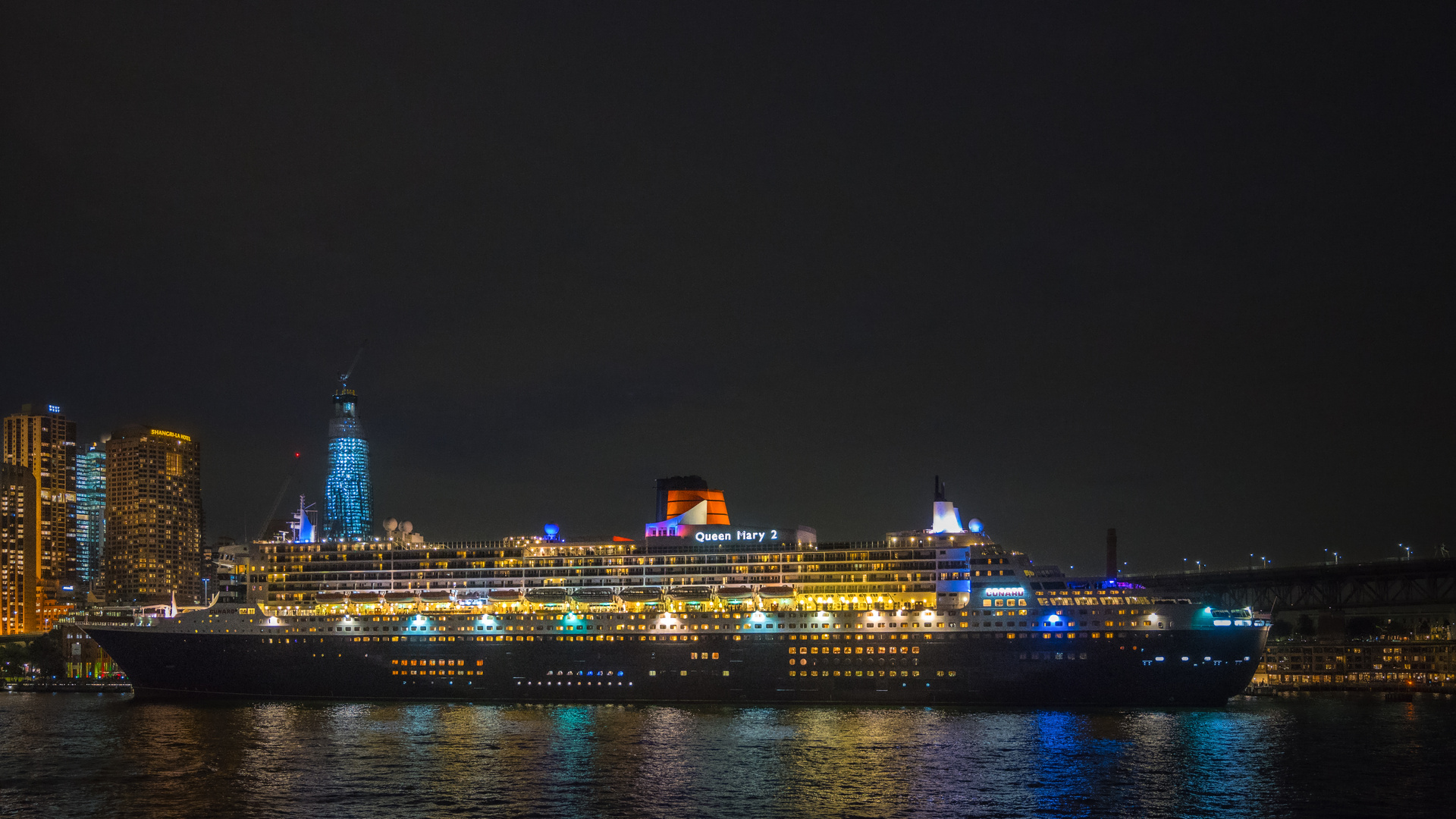 Queen Mary 2 in Sydney, Australien