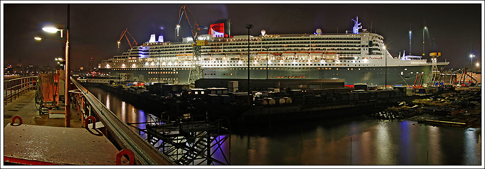 Queen Mary 2 Panorama