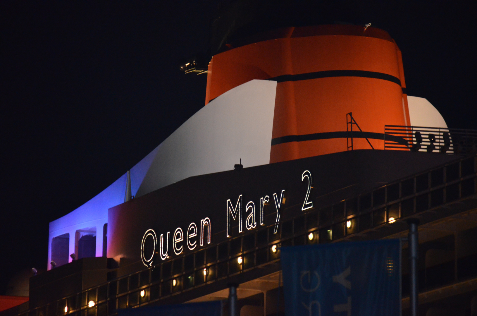 Queen Mary 2 Schornstein