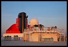 Queen Mary 2 Sundeck @ Sundown /2.