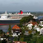 QUEEN MARY 2 | viel Schiff im Strom