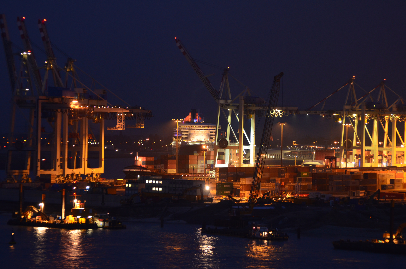 Queen Mary 2 vor dem Auslaufen