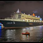 Queen Mary 2 - Vor dem Eindocken