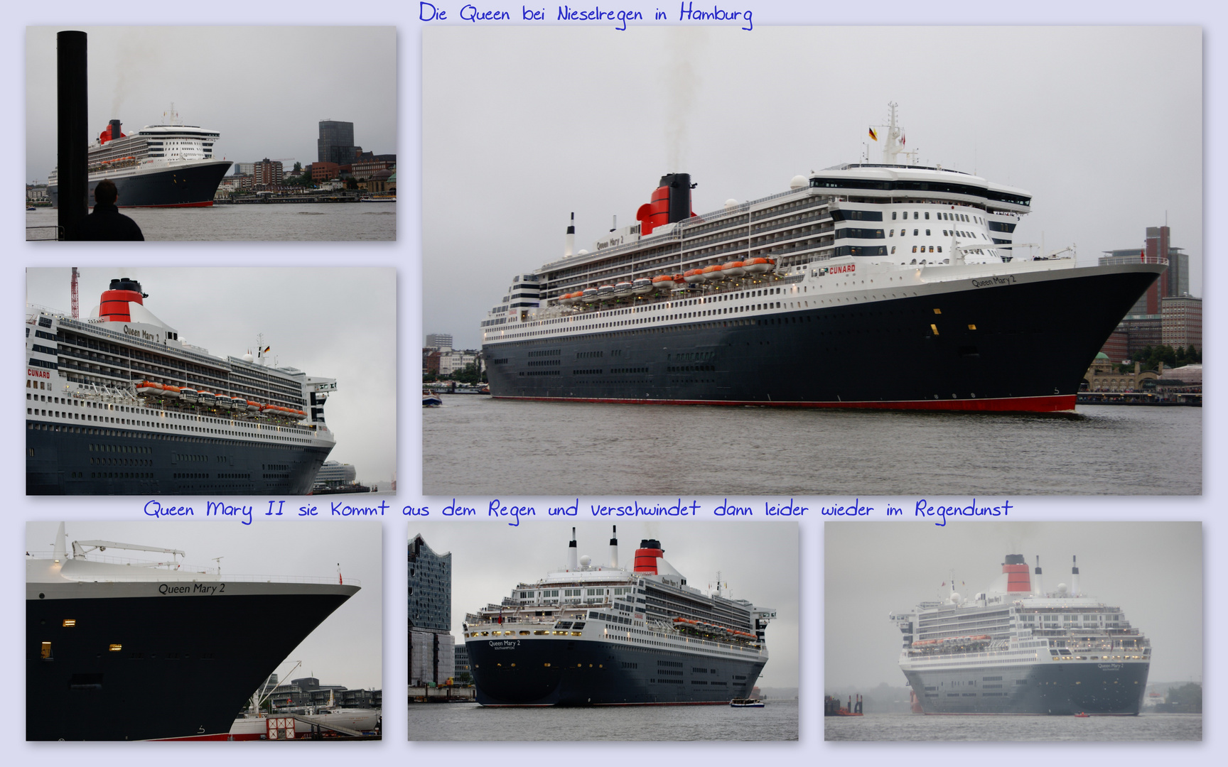 Queen Mary II in Hamburg