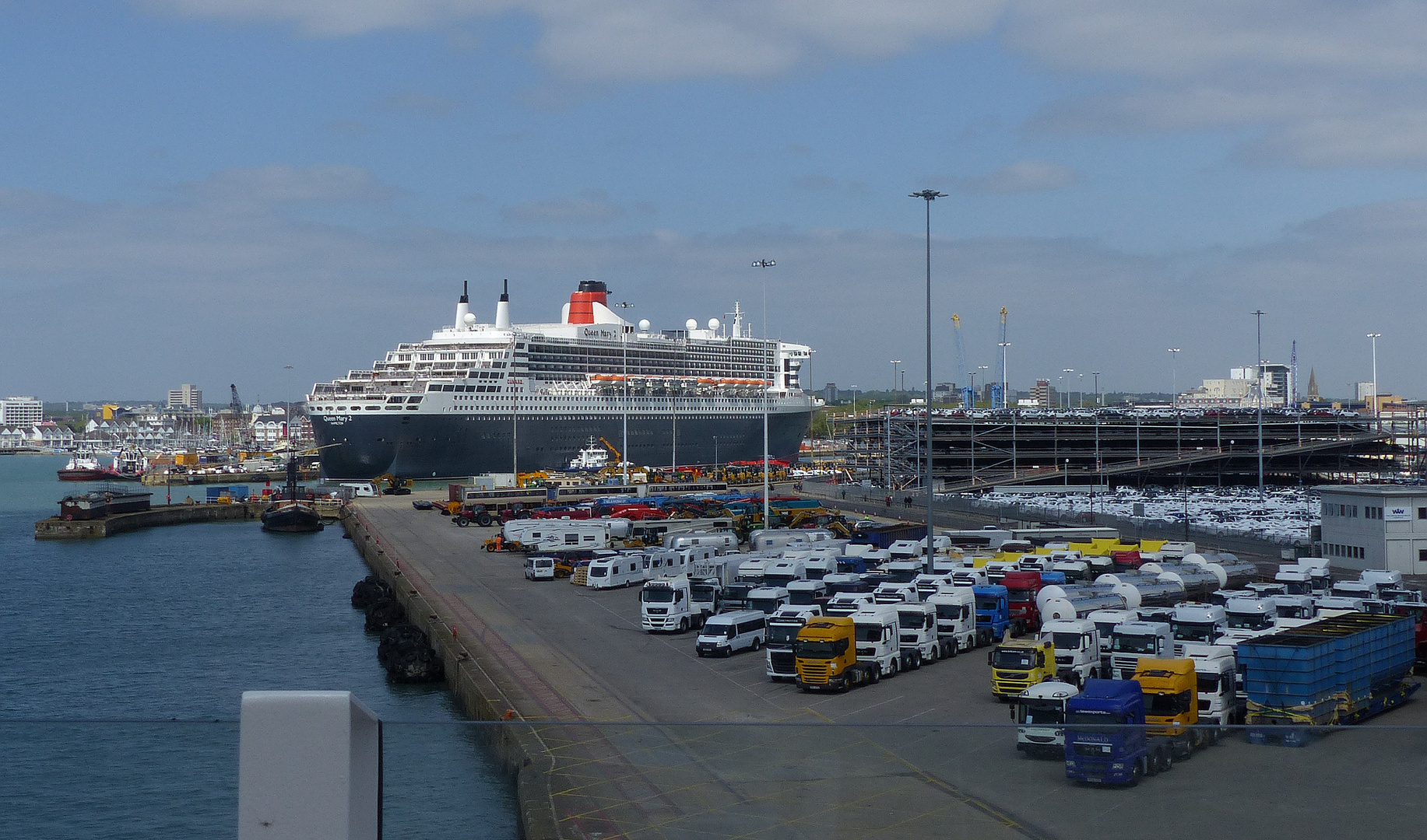 Queen Mary2 in Southampten