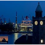 Queen Mary2 und der Pegelturm