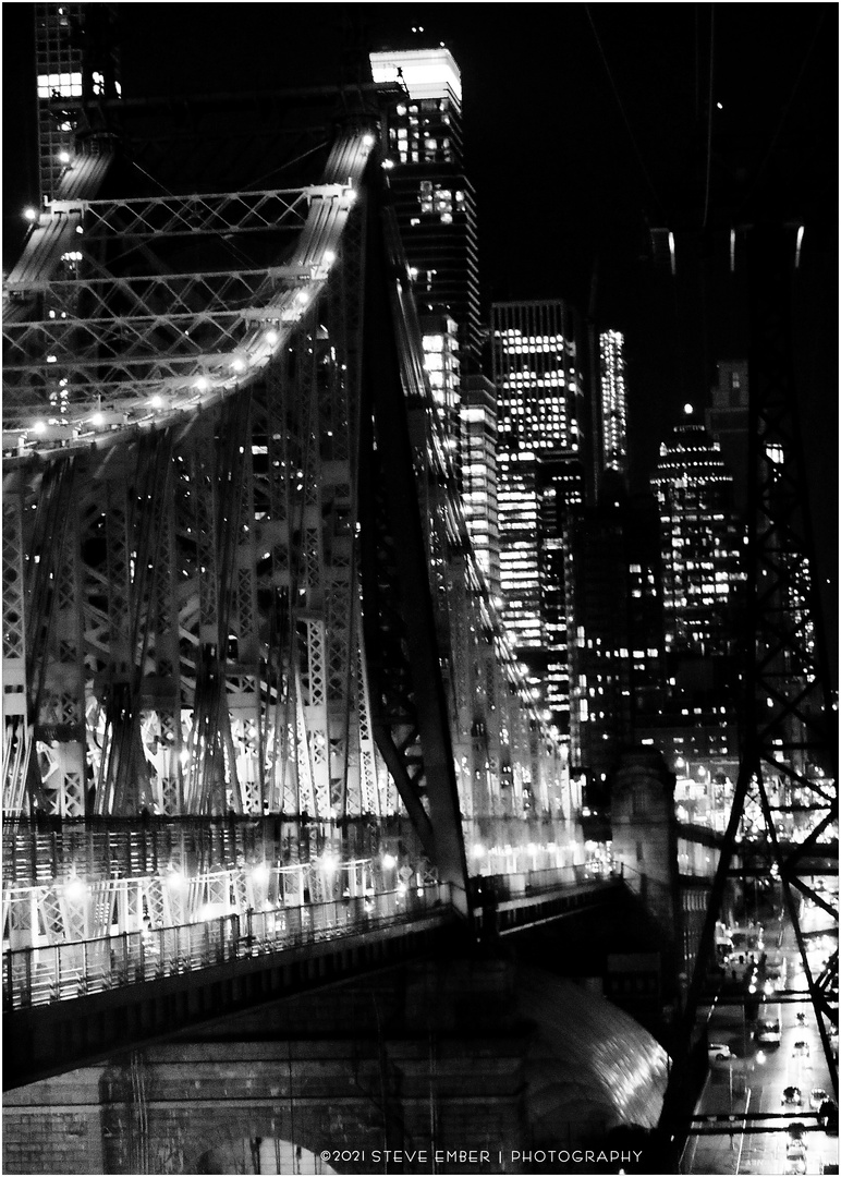 Queensboro Bridge + Midtown East Towers - A New York Nightscape