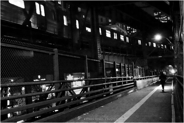 QueensScape No.15 - Manhattan-Bound Astoria Line Train, Lower-Level by Queensboro Bridge 