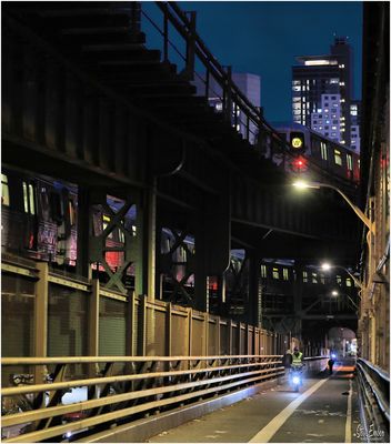 QueensScape No.21 - Trains that Pass in the Night