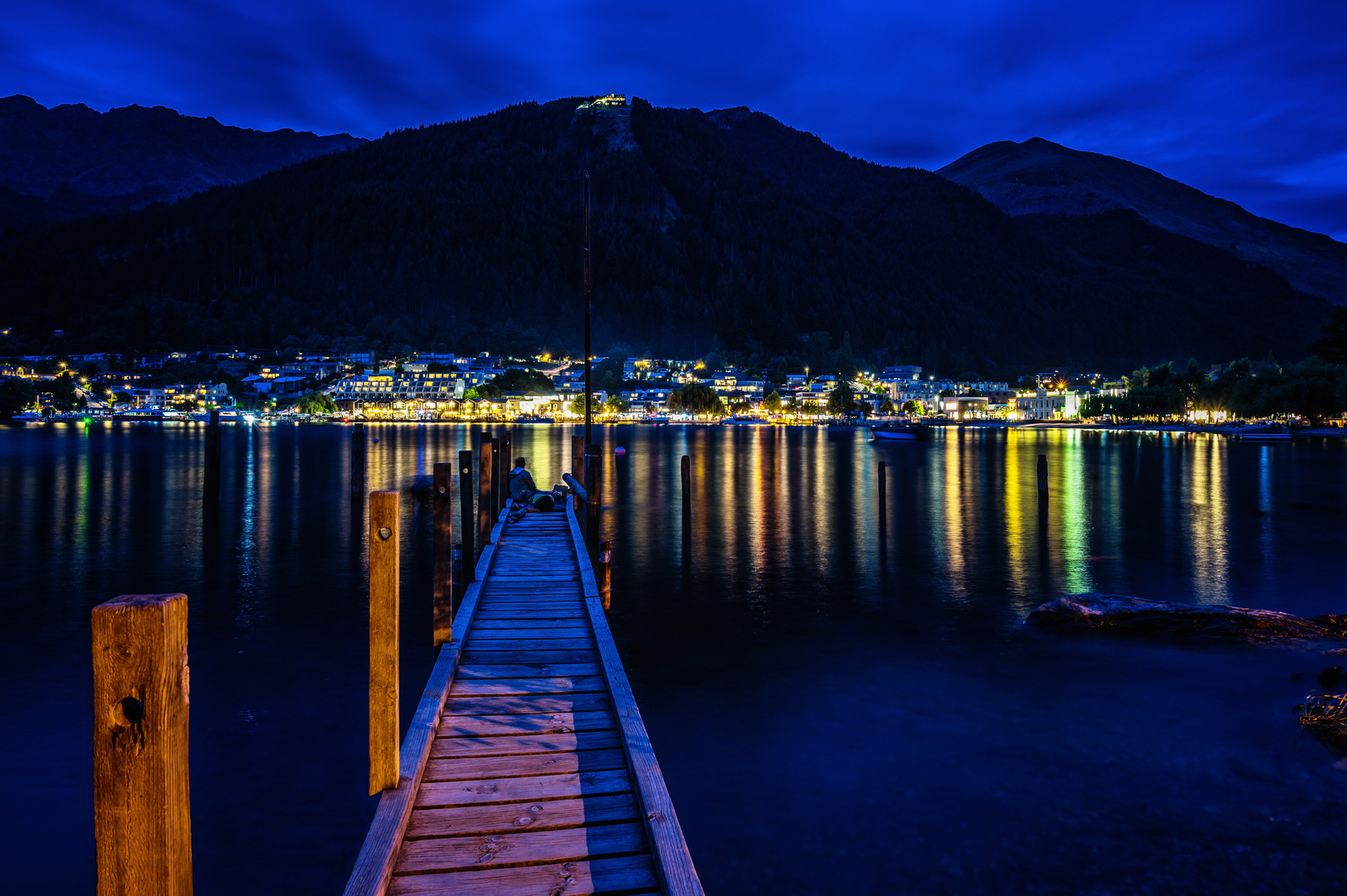 Queenstown am Lake Wakatipu, NZ