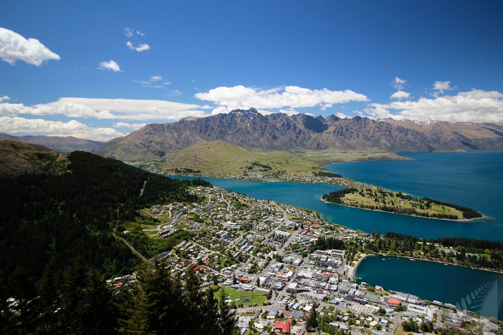 Queenstown from above