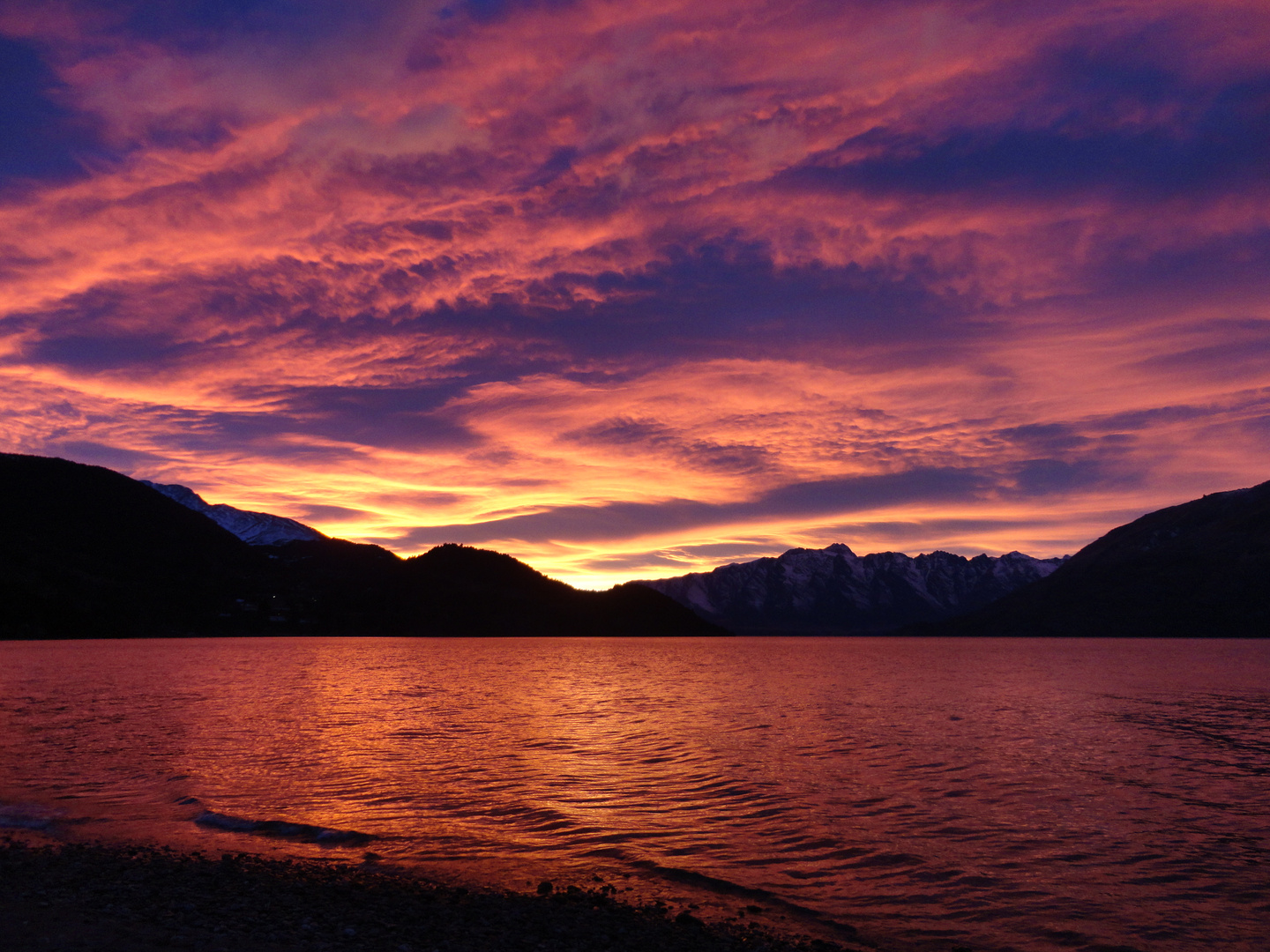 Queenstown Sonnenaufgang