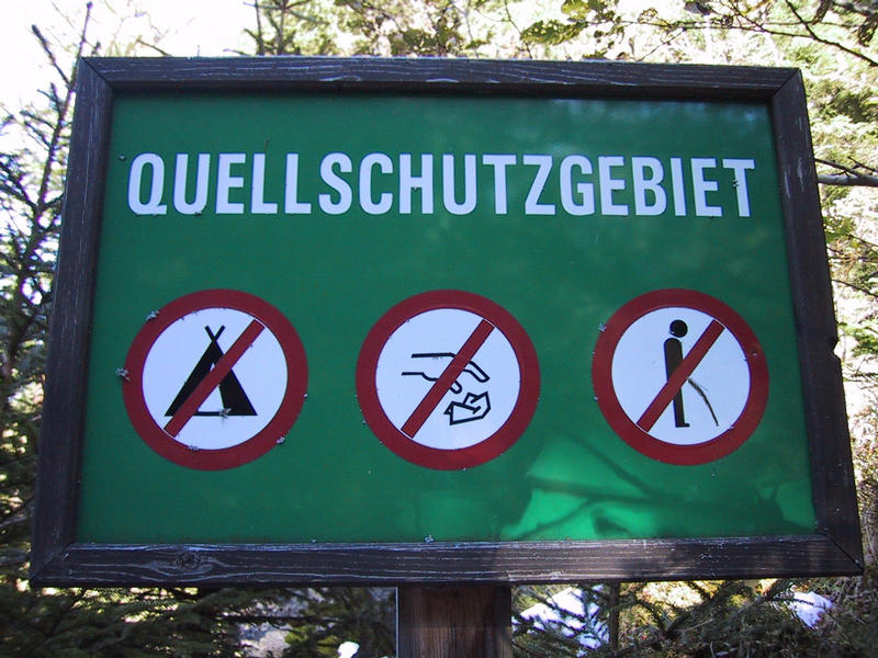 Quellschutzgebiet :-)