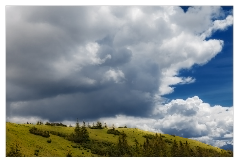 Quellwolken bei Garmisch