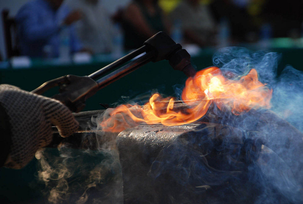 Quema de Armas decomisadas en Tabasco (2)