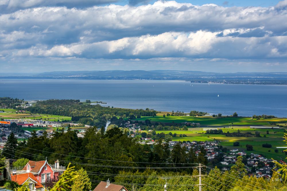 Quer über den Bodensee