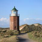 Quermarkenfeuer in Kampen auf Sylt - Leuchtturm am Roten Kliff -