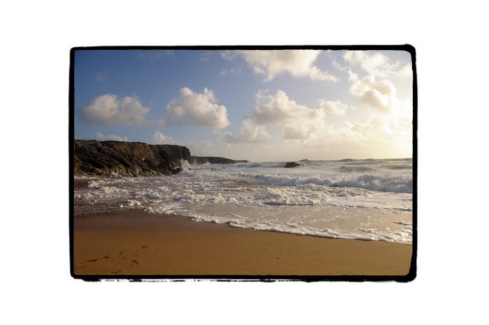 Quiberon à marée descendente