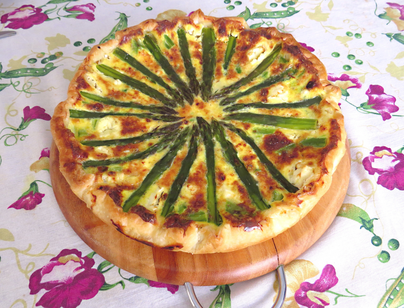 QUICHE AUX ASPERGES ET FETA