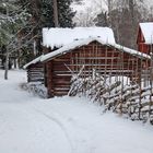 Quiet villageroad in Seurasaari