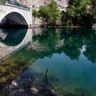 Quinson et les eaux vertes du Verdon .