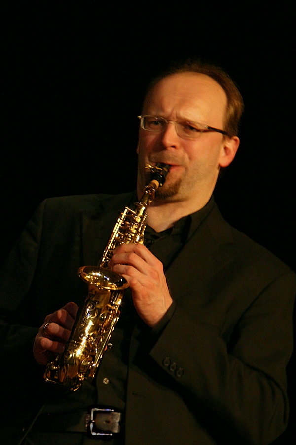 Quintessence Saxophone Quintet, Sven Hoffmann mit seinem Sopransaxophon