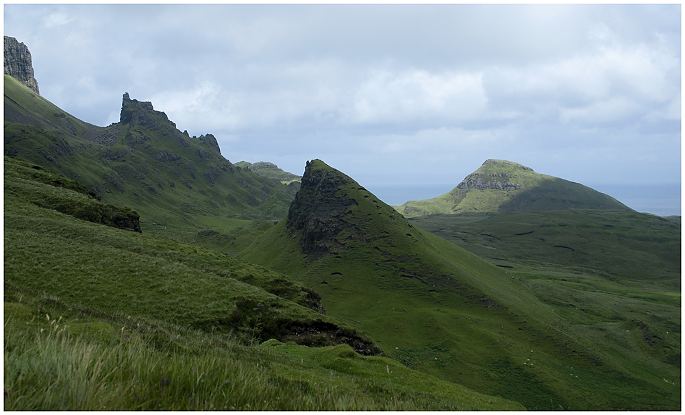 Quiraing, die grünen Berge...