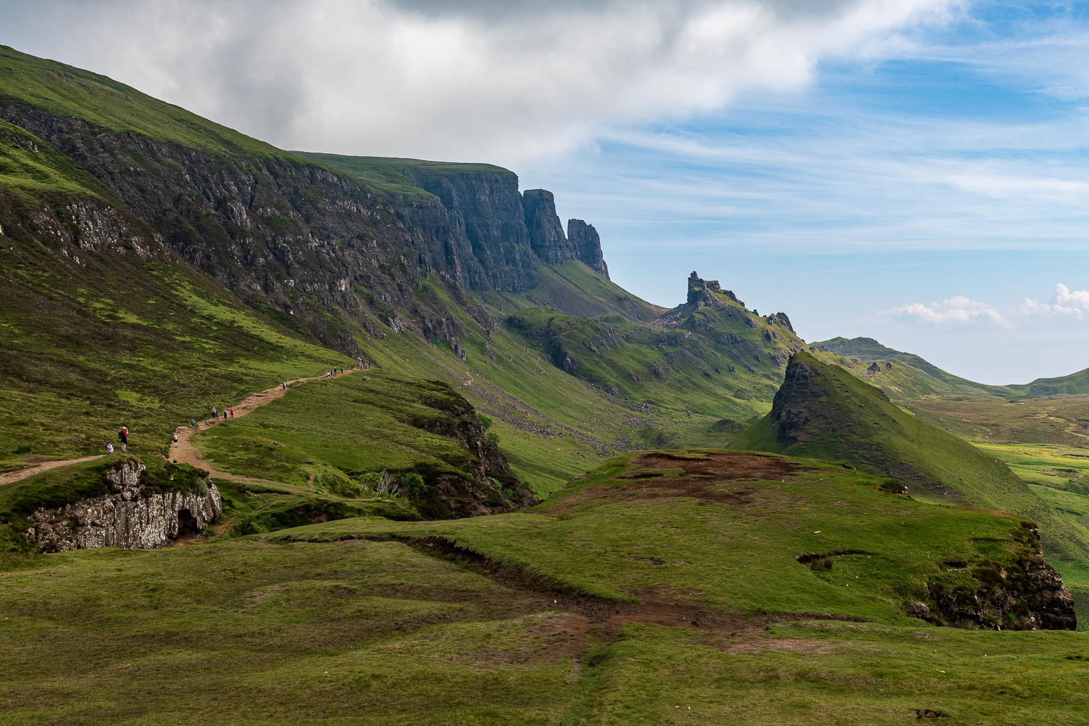 Quiraing-Massiv auf der Isle of Skye