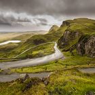 Quiraing mit der Bucht von Staffin