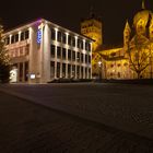 Quirinus-Münster bei Nacht