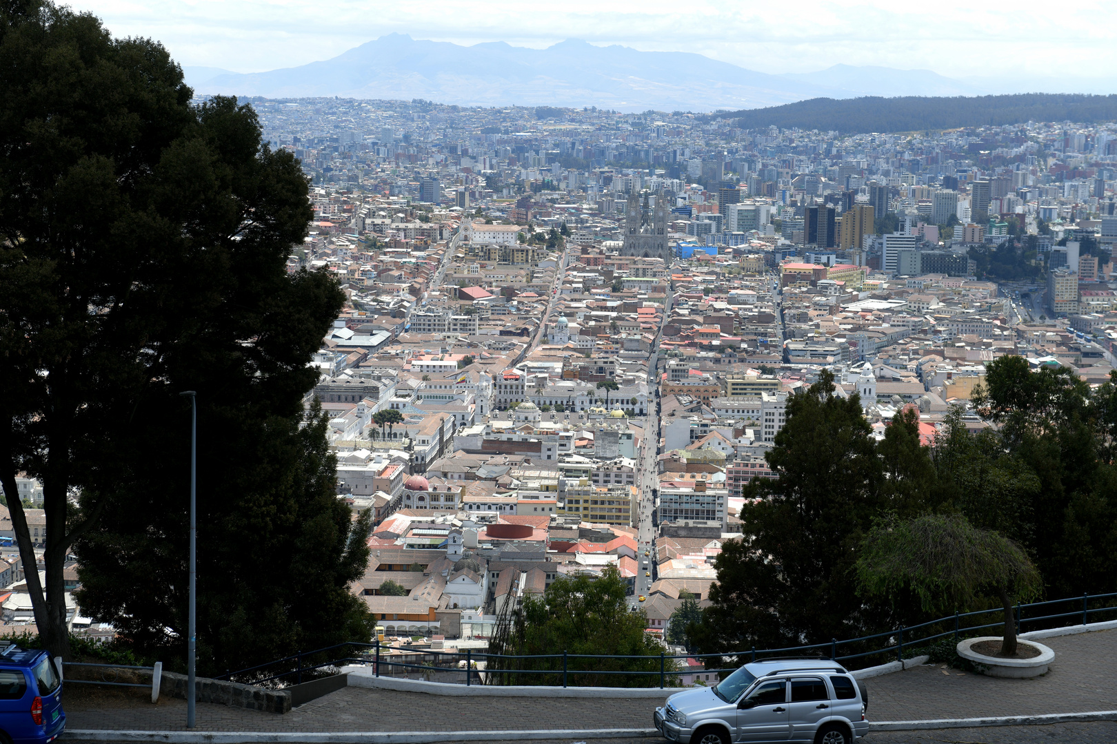 Quito, Blick auf die Altstadt