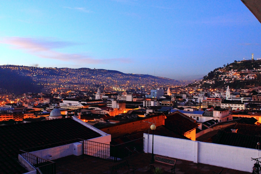 Quito Centro Historico am Morgen