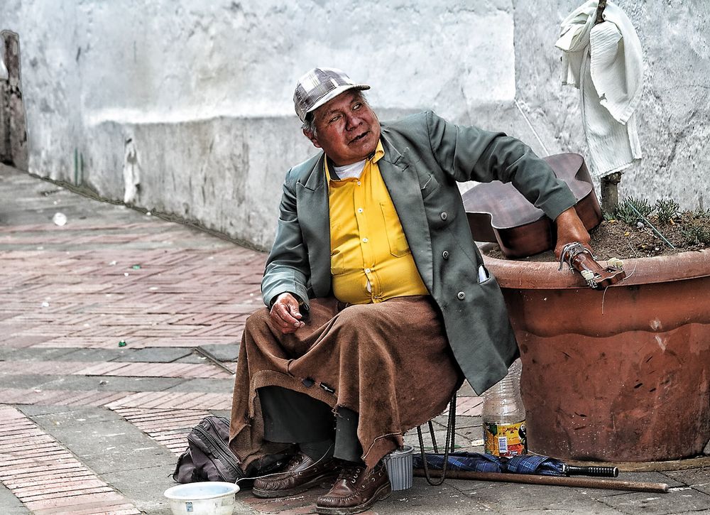 Quito, der blinde Musiker