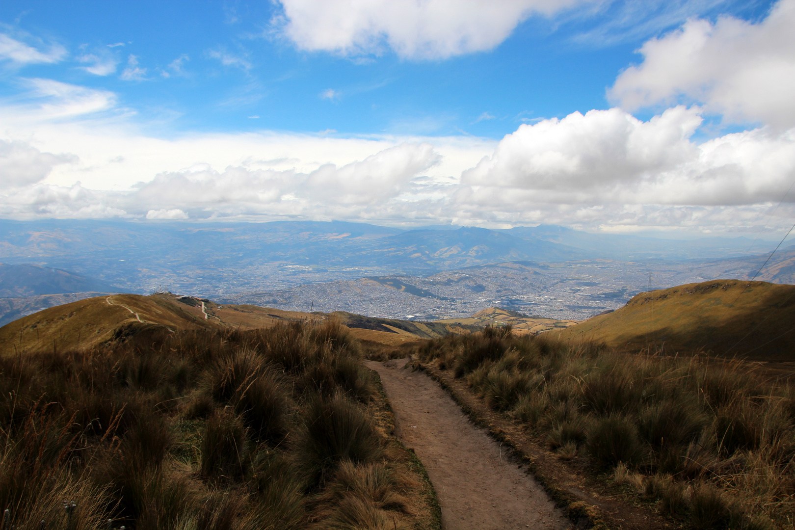 Quito From Pinchincha