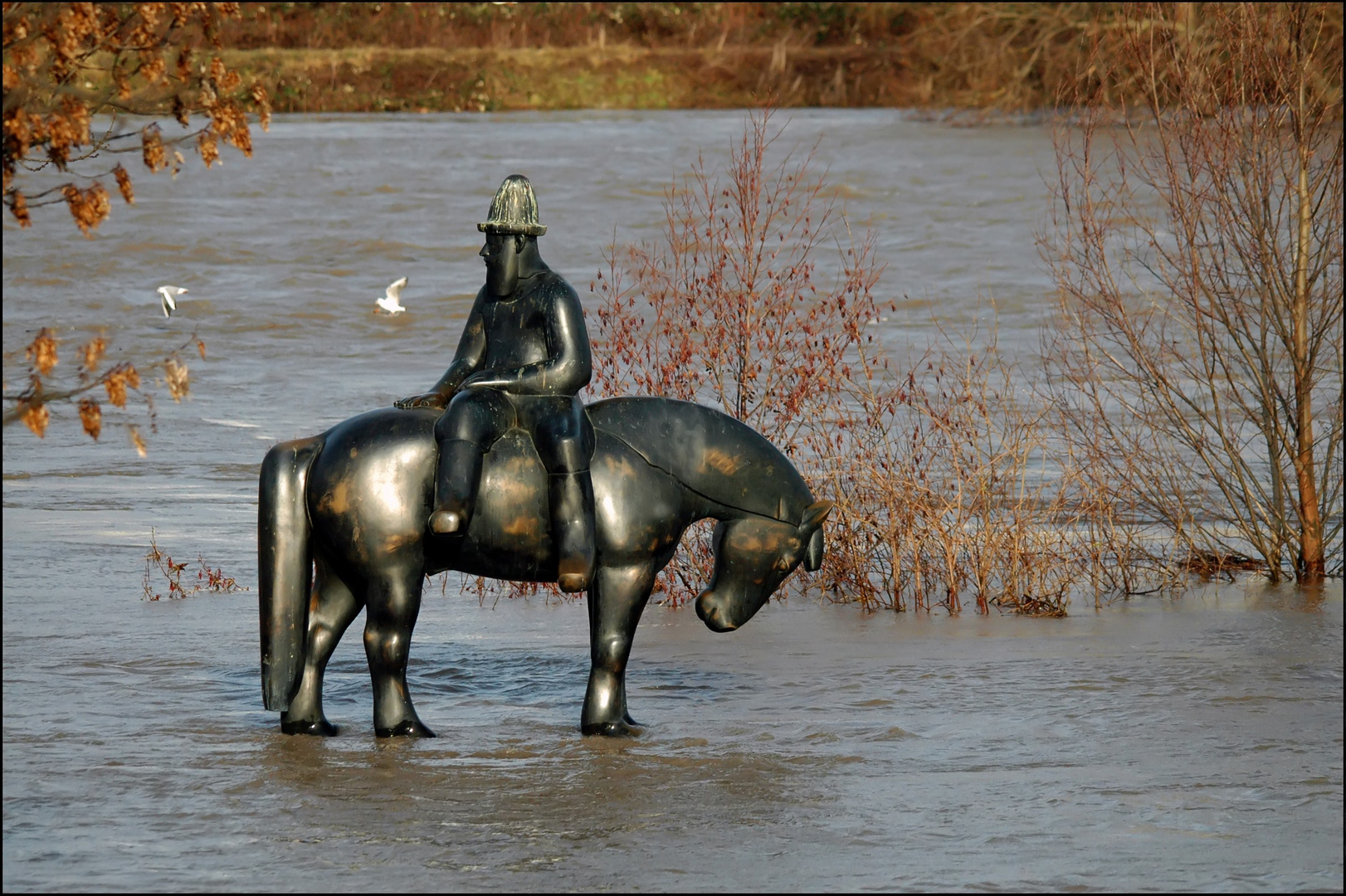 Quiz :  wo ist der schwimmende Reiter?....